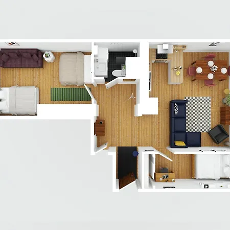 Apartment The Area W Free Parking Garage, 200m Tram And Bus *